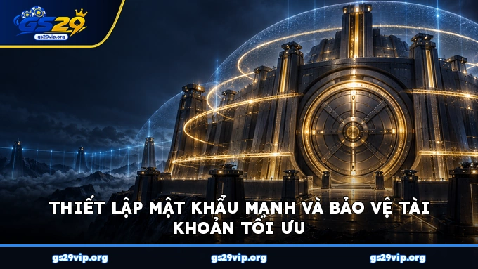Thiết lập mật khẩu mạnh và bảo vệ tài khoản tối ưu