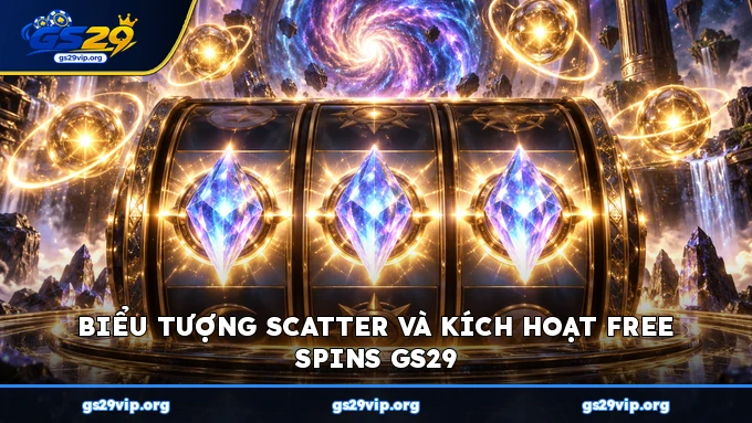 Biểu tượng Scatter và kích hoạt Free Spins GS29