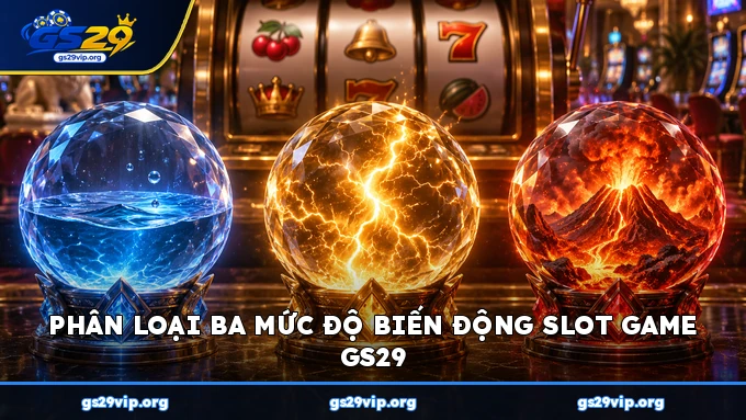 Phân loại ba mức độ biến động slot game GS29